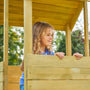 Treehouse Wooden Play Tower, with Wavy Slide, Wooden Balcony & Panel Kit - FSC<sup>&reg;</sup> certified