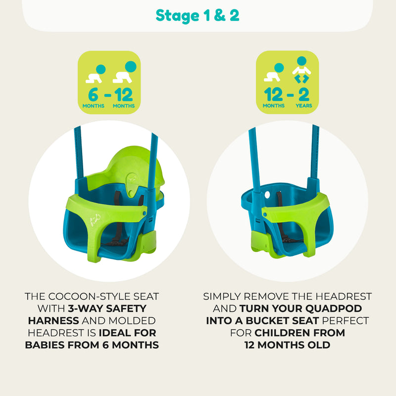 TP Quadpod® Baby Swing Seat