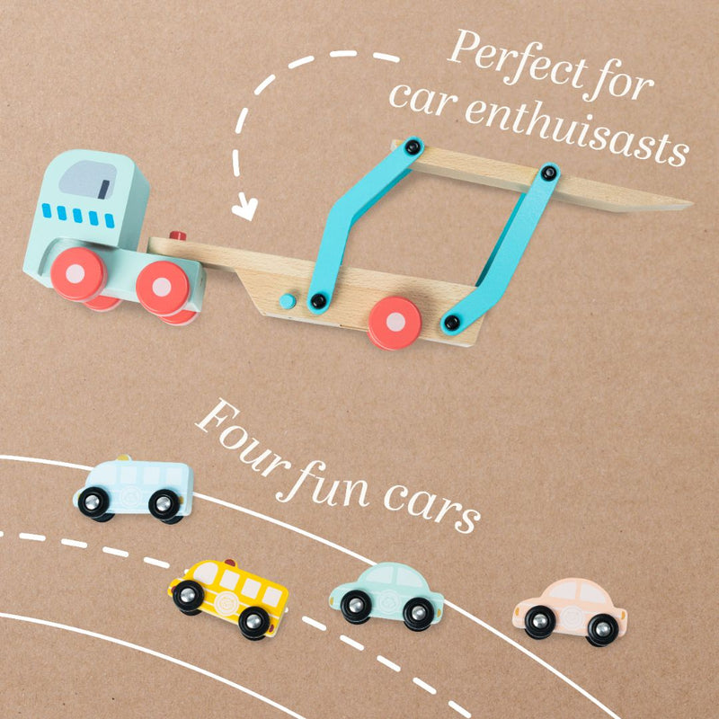 Owl & Fox Wooden Vehicle Transporter - FSC® certified