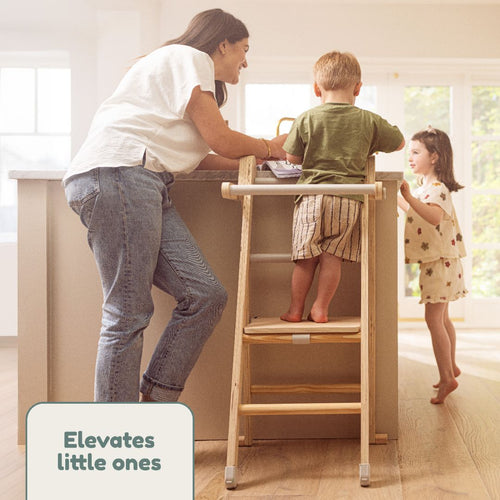 TP Active-Tots Pikler Style Wooden Folding Helper Tower - FSC® certified