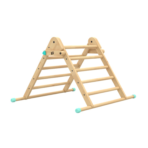 TP Active-Tots Pikler Style Wooden Climbing Triangle With Wooden Play Easel - FSC® certified