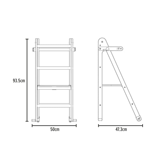 TP Active-Tots Pikler Style Wooden Folding Helper Tower - FSC® certified