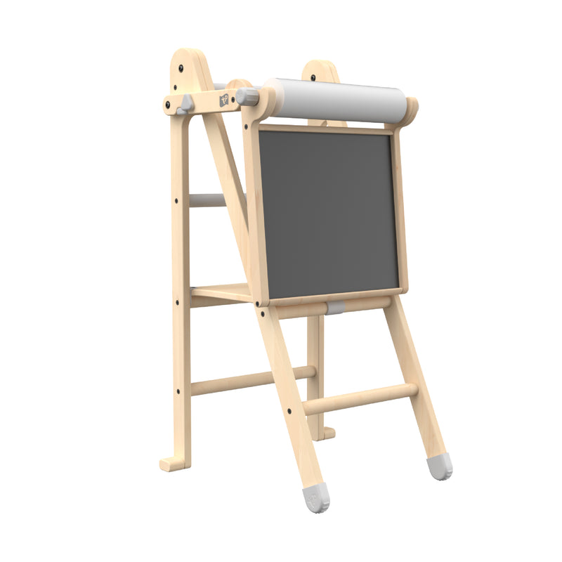 TP Active-Tots Pikler Style Wooden Folding Helper Tower With Play Easel - FSC® certified