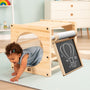 TP Active-Tots Pikler Style Wooden Climbing Cube With Play Easel - FSC® certified