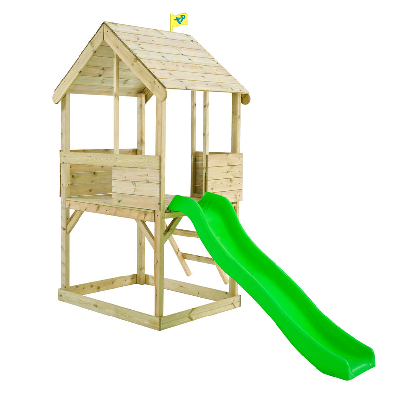 TP Wooden Playhouse With 6ft Slide