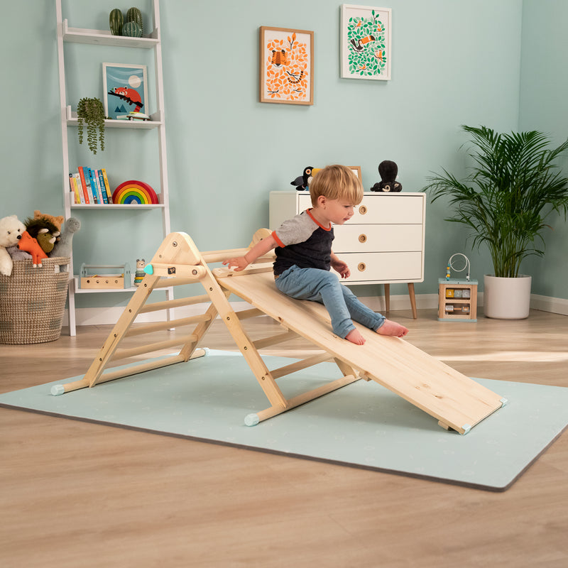 Active-Tots Pikler Style Climbing Triangle, Bridge, Climbing Cube & Balance Board - FSC® certified