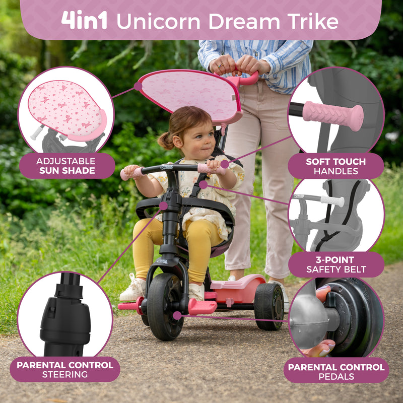 TP 4 in 1 Trike - Unicorn Dream