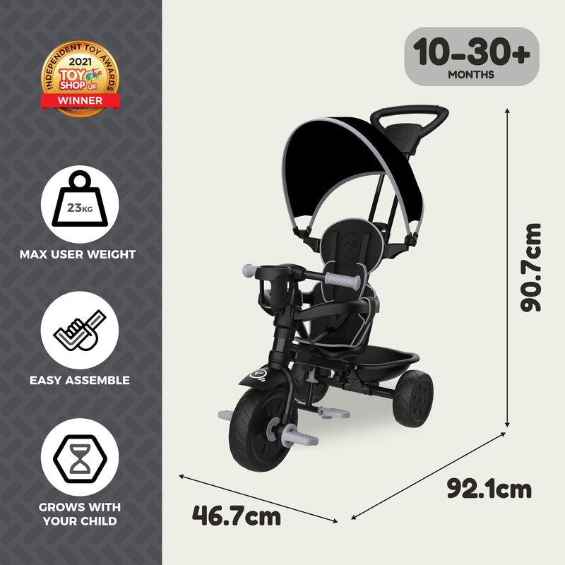 TP Trike 4 in 1+ Grey Storm