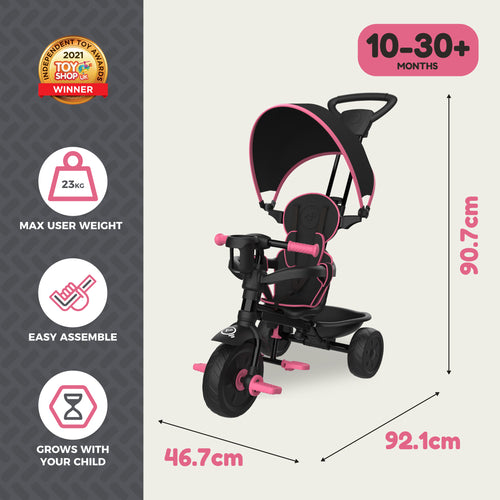 TP Trike 4 in 1+ Pink Dusk