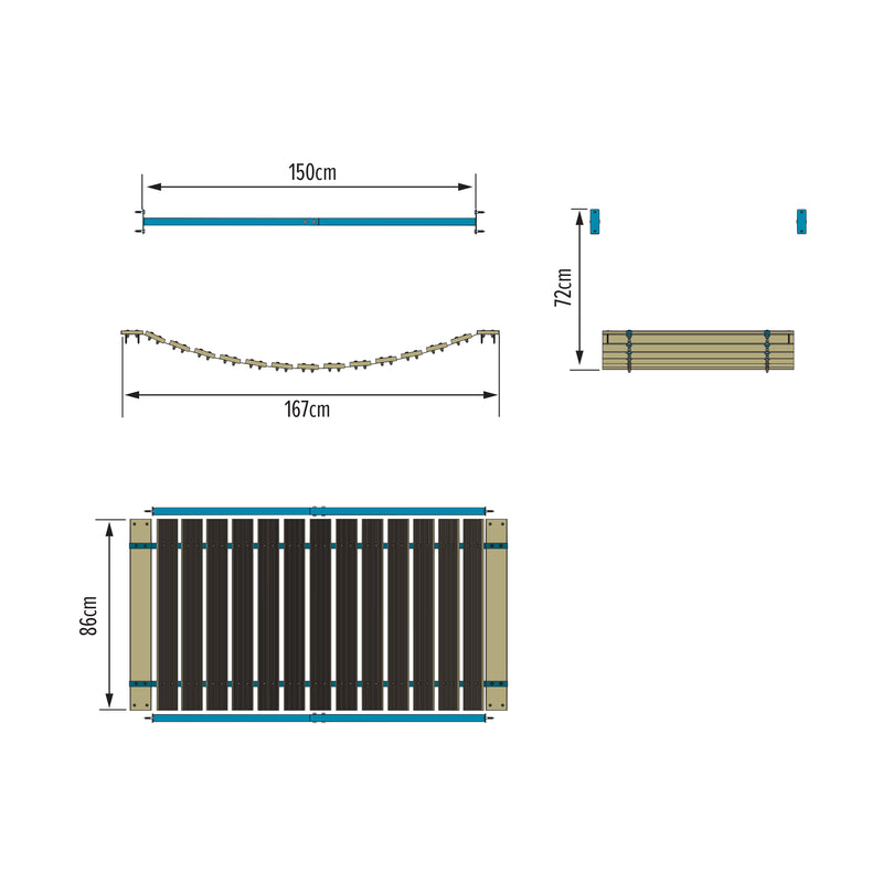 TP Skywood Wooden Sky Bridge - FSC® certified