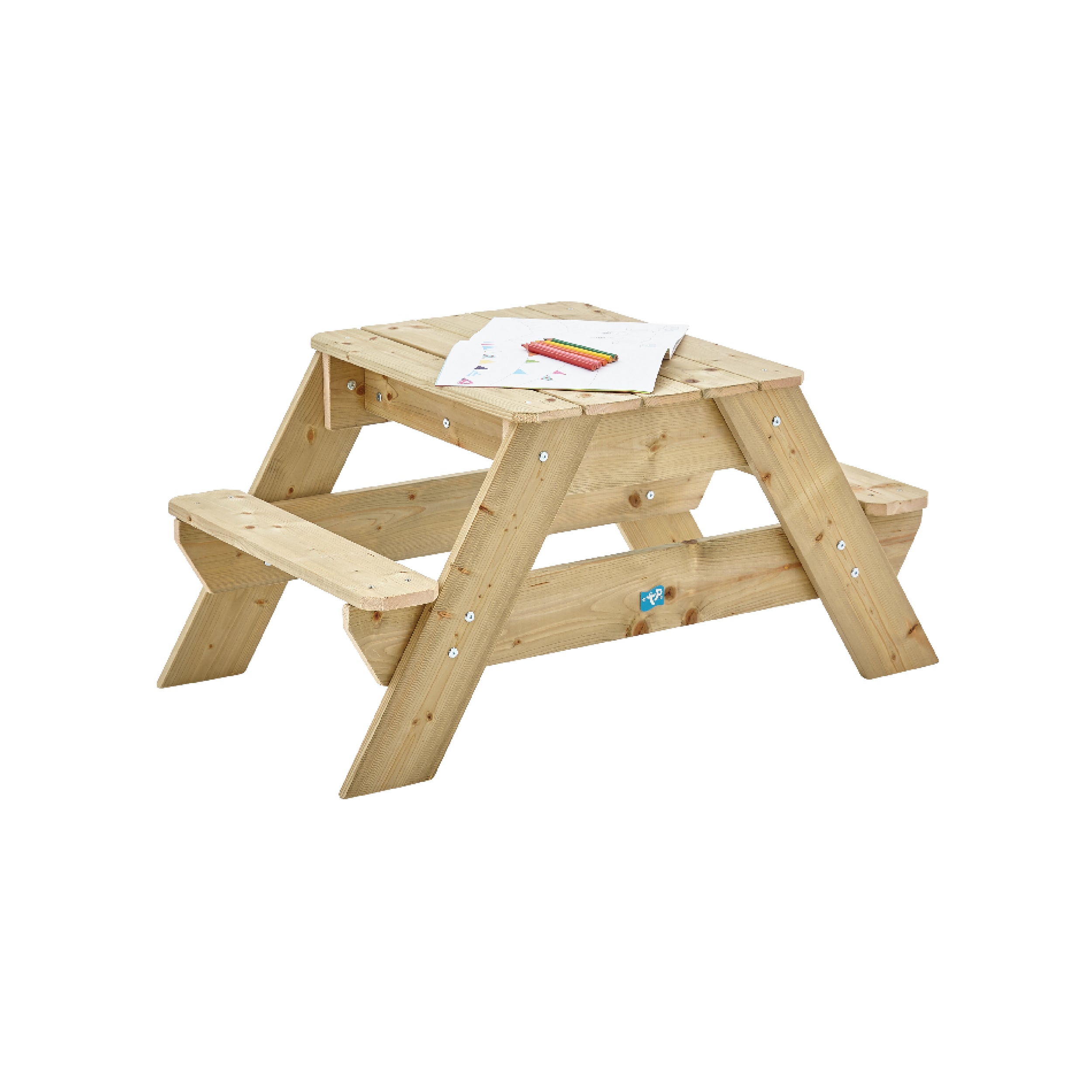 Wooden picnic 2025 table sandpit