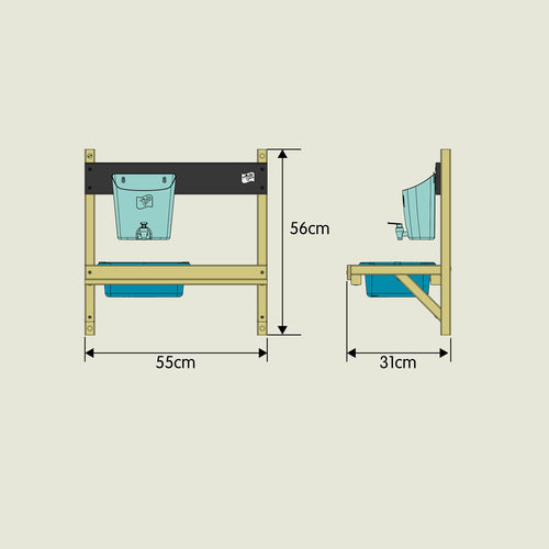 TP Early Fun Mud Kitchen Playhouse Accessory - FSC® certified