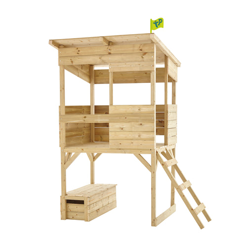 TP Treetops Wooden Tower Playhouse with Toy Box - FSC® certified