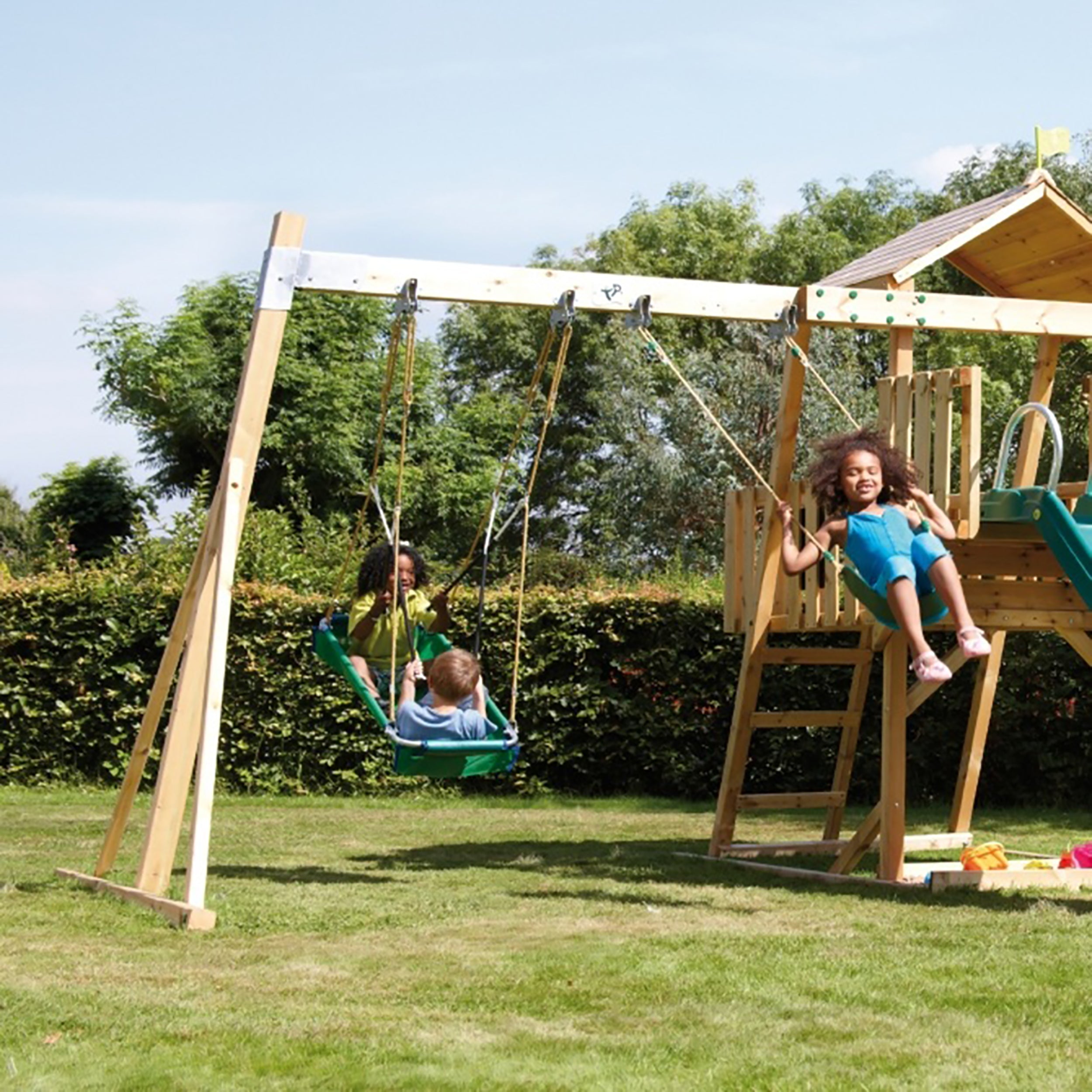 Tp wooden swing sales set