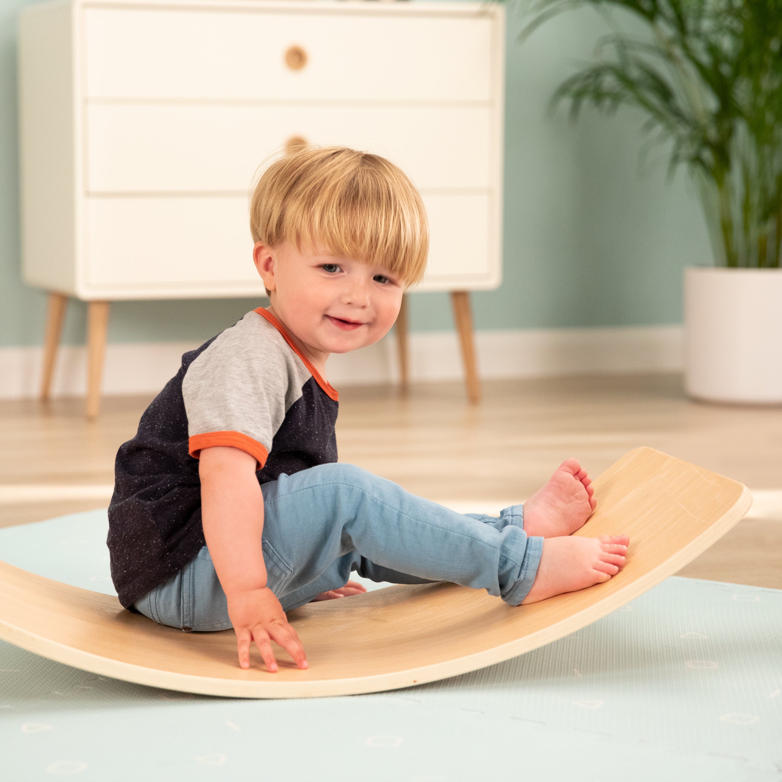 TP Active Tots Pikler Style Wooden Balance Board FSC certified