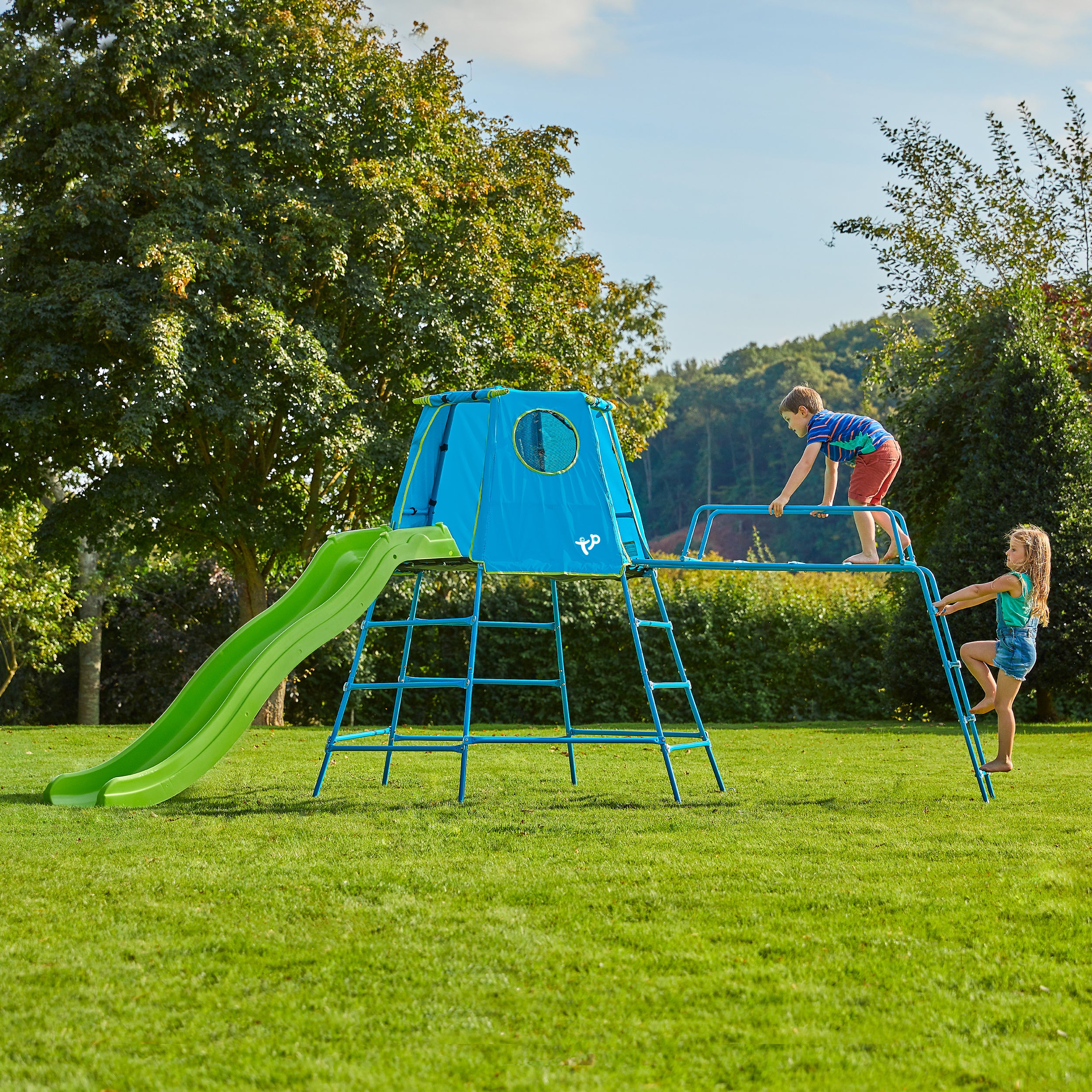 Tp climbing frame with slide new arrivals